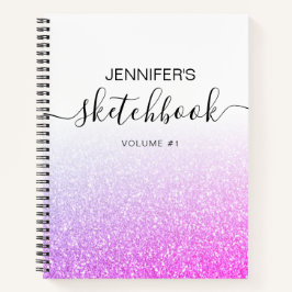 Nome do livro de desenhos da Girly Ombre, cor-de-r