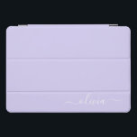 Nome do Monograma da Rapariga de Script Moderno Ro<br><div class="desc">Caso de Laptop do Nome do Monograma do Script Simples Roxo da lavanda. Isto faz o doce e perfeito aniversário de 16 anos,  casamento,  chá de panela,  aniversário,  chá de fraldas ou festa de solteira presente para alguém que ama luxo de luxo e estilos quíticos.</div>