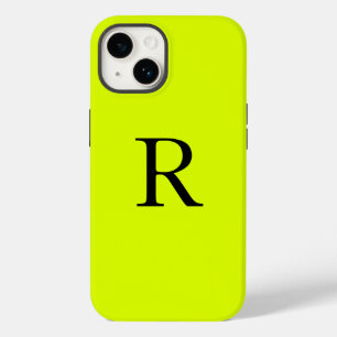Nome do Monograma Fluorescente Neon Amarelo Amarel