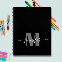 Nome do Monograma Personalizado do Livro Branco Pr
