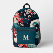Nome do Monograma Personalizado do Sakura Moderno