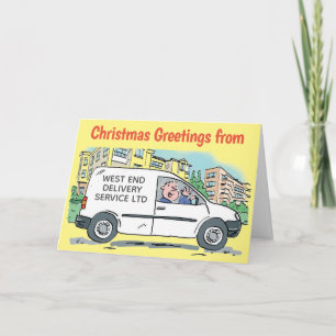 Nome do Negócio de Entrega no Cartão de Natal da V