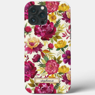 Nome do Padrão de Rosas de Aquarela Romântica
