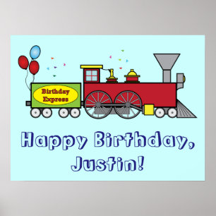 Nome do poster do feliz aniversario do trem