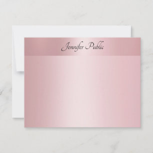 Nome do Script de Mão Modelo Rosa Elegante de Tex