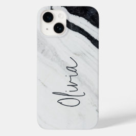 Nome do Script Manuscrito Elegante - Marble Branco