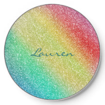 Nome do Teal do Arco-Íris Glitter