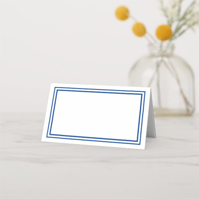 Nome dobrado Colocar bordas de cartão (Frente)