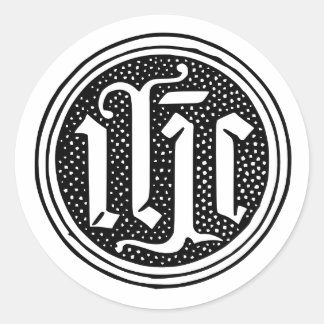 Nome dos adesivos "IHS" de Jesus