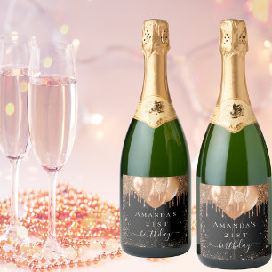 nome dos balões festa de aniversário preto de ouro