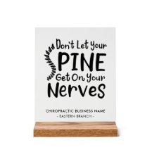 Nome e Escritório da Quiroprática Chinesa