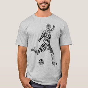 Nome e número T-Shirt Soccer Lanuages