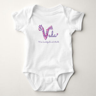 Nome e significado das garotas Veda camisa do mono