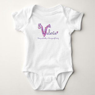 Nome e significado das raparigas Valerie camisa mo