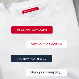 Nome em Red White Blue Adesivo à prova de água