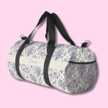Nome Francês País Toile de Jouy Padrão Azul 