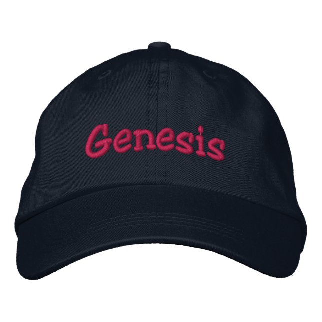 Nome Genesis Boné bordado de beisebol (Frente)
