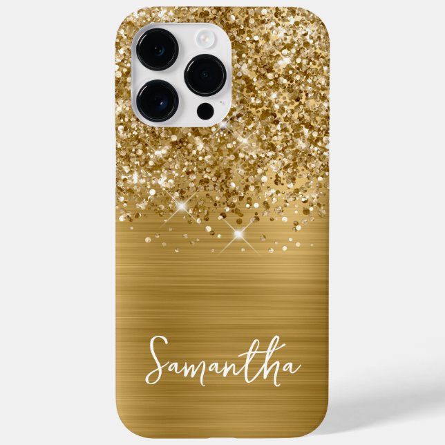 Nome Glam Dourado Espelhado (Verso)