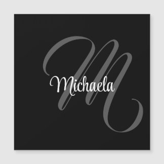 Nome inicial do monograma moderno minimalista