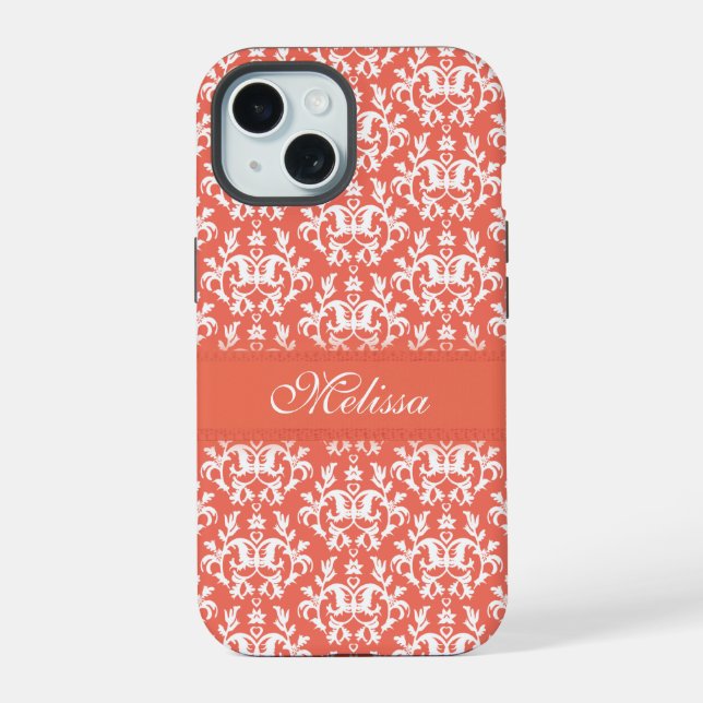 nome laranja Damask emberglow  (Verso)
