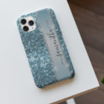 Nome manuscrito Blue Diamond Glitter<br><div class="desc">Qualquer brilho ou diamantes em design são fotos e simulados. Este design pode ser personalizado na área fornecida pela alteração da foto e/ou do texto. Ou pode ser personalizado clicando em Personalizar este Modelo e, em seguida, escolhendo o clique para personalizar mais a opção e excluir ou alterar a cor...</div>