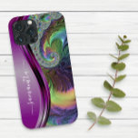 Nome manuscrito Frato-Roxo Moderno<br><div class="desc">Este design também está disponível em outros modelos de telefone. Escolha Tipo de dispositivo para ver outros iPhone, Samsung Galaxy ou Google capas. Alguns estilos podem ser alterados selecionando Estilo se essa for uma opção. Este design pode ser personalizado na área fornecida pela alteração da foto e/ou do texto. Ou...</div>