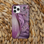 Nome manuscrito Frato-Roxo Moderno<br><div class="desc">Este design também está disponível em outros modelos de telefone. Escolha Tipo de dispositivo para ver outros iPhone, Samsung Galaxy ou Google capas. Alguns estilos podem ser alterados selecionando Estilo se essa for uma opção. Este design pode ser personalizado na área fornecida pela alteração da foto e/ou do texto. Ou...</div>