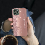 Nome manuscrito - Rosa Dourado Metal Glitter - Asp<br><div class="desc">A design é uma foto e as capas não são feitas com brilho, sequências, metais ou madeiras. Este design também está disponível em outros modelos de telefone. Escolha Tipo de dispositivo para ver outros iPhone, Samsung Galaxy ou Google capas. Alguns estilos podem ser alterados selecionando Estilo se essa for uma...</div>