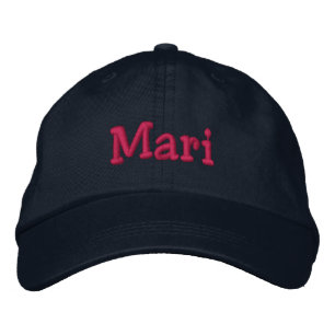 Nome Mari - Boné Bordado Baseball