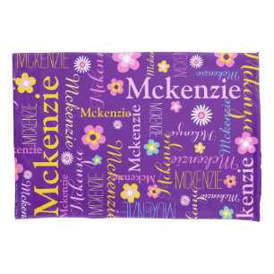 Nome McKenzie, cor-de-rosa-azul, roxo