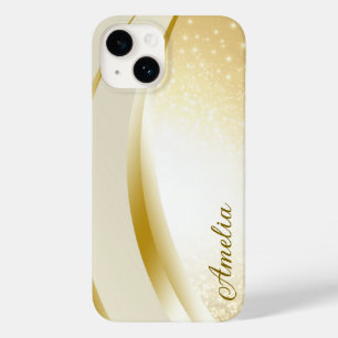 Nome monogramado com brilho elegante