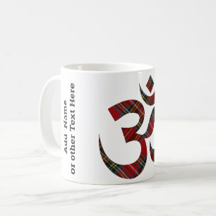 Nome no Símbolo Om Caneca de Café 330ml