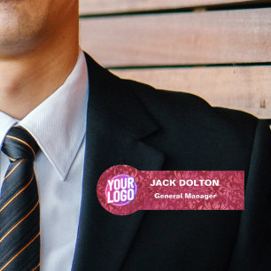 Nome Nomes de etiqueta de funcionários personalizados d