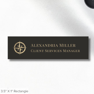 Nome Nomes de etiqueta para funcionários elegantes com