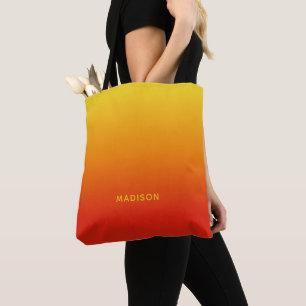 Nome personalizado Amarelo a bolsas de gradiente v