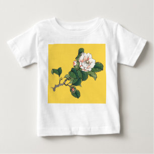 NOME PERSONALIZADO AMARELO TODDLER T-SHIRT WHITE F