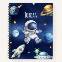 Nome Personalizado Astronauta Avião Espacial Volta