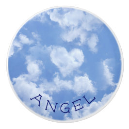 Nome Personalizado Azul Moderno e Azul do Heart Cl