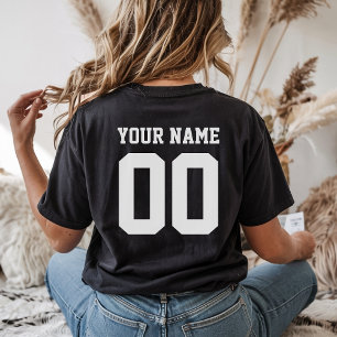 Nome personalizado Camisa de futebol feminino