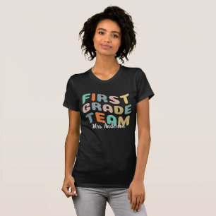Nome Personalizado Camisa do Professor/Estudante d