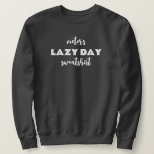 Nome Personalizado, Camiseta Preguiçosa