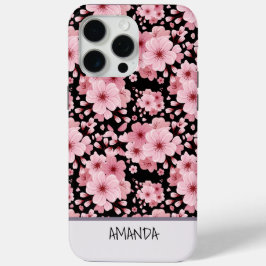 Nome personalizado Cherry Blossom cor-de-rosa padr