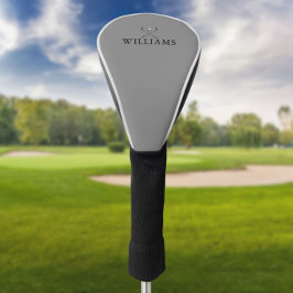 Nome Personalizado Clássico Cinza de Golf Clubs