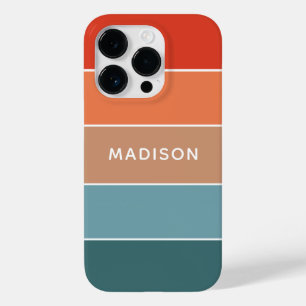 Nome Personalizado Colorblock Moderno da Terra Col