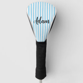 Nome Personalizado com Faixa Azul Branco e Letra M