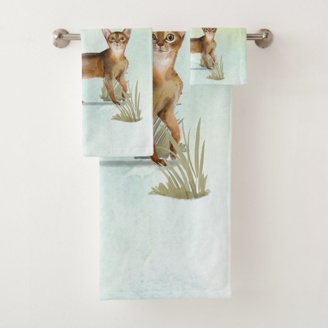 Nome Personalizado Conjunto de Toalhas de Banho de (Insitu)