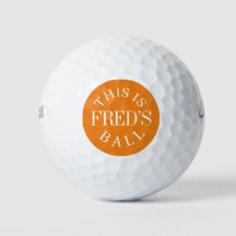 Nome Personalizado | Crie As Suas Bolas De Golfe