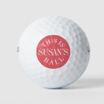 Nome Personalizado | Crie As Suas Bolas De Golfe