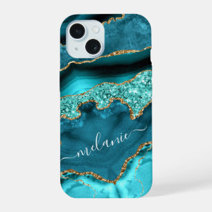 Nome Personalizado da capas de iphone Turquoise Do