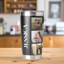 Nome Personalizado da Colagem de Fotos Moderna